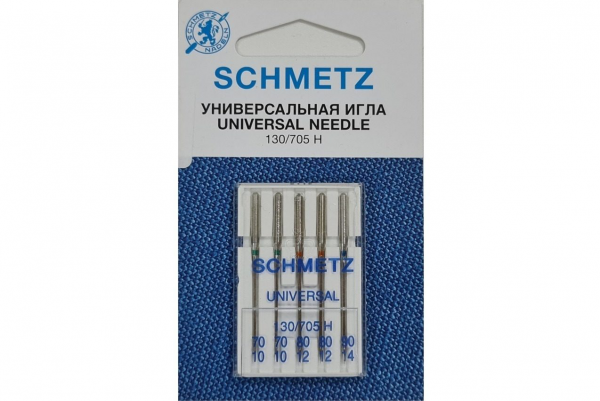 Иглы Schmetz универсальные (70x2, 80x2, 90x1), 5 шт в Ленинске