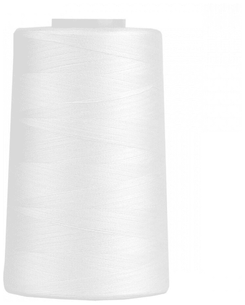 Нитки Sewing Thread 40/2 5000 ярд. цвет - белый 100% п/э в Ленинске