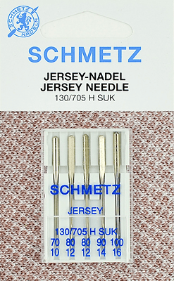 Иглы Schmetz джерси 130/705 H SUK (70x1, 80x2, 90x1, 100x1) 5 шт в Ленинске